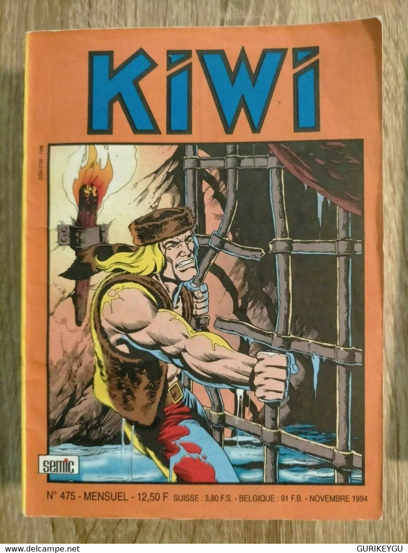 Bd KIWI N° 475  Blek Le Roc 10/11/1994 Semic  BE - Lug & Semic