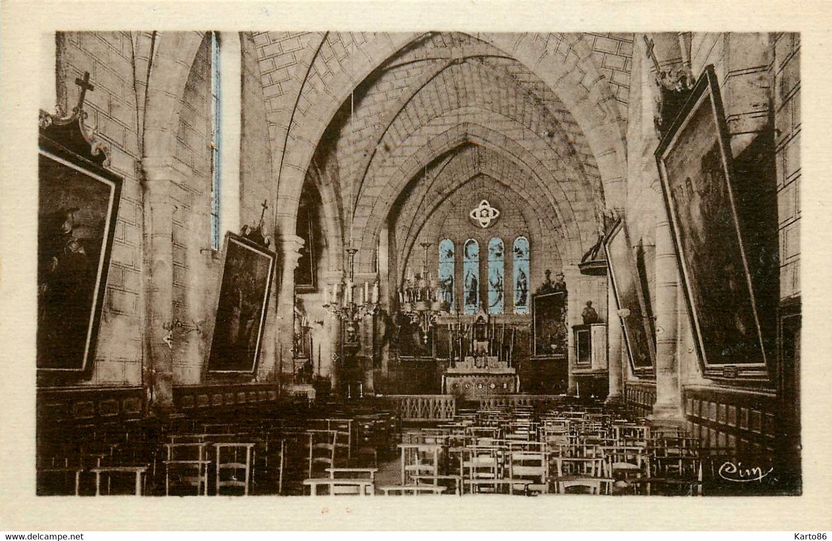 Latronquière * Intérieur De L'église St Jean Baptiste - Latronquiere