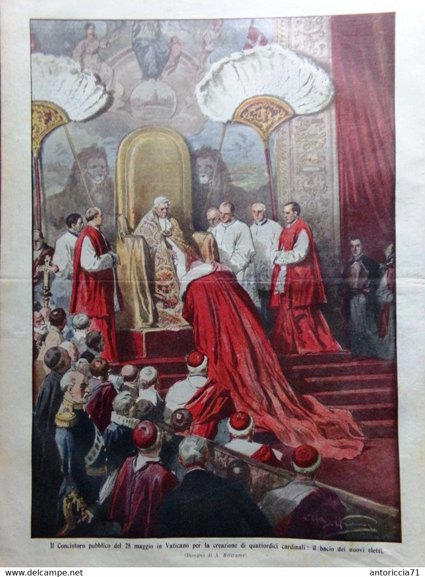 La Domenica Del Corriere 14 Giugno 1914 Messico Albania Assedio Durazzo Arezzo - Guerre 1914-18