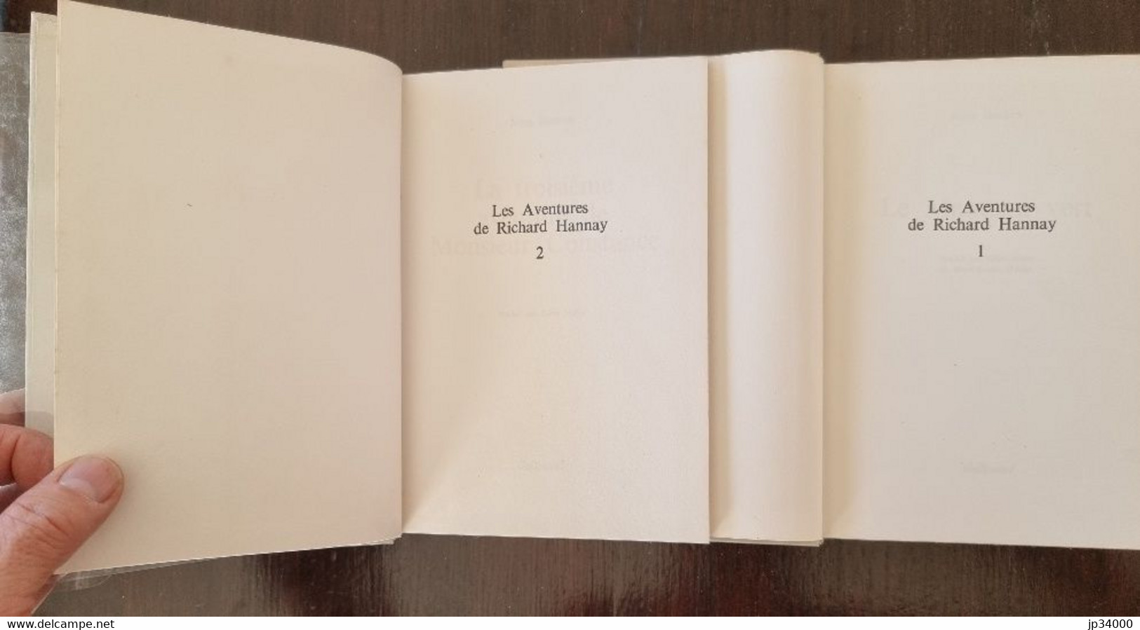 JOHN BUCHAN: Les Aventures De Richard Hannay. Lot 2 Ouvrages Editions Gallimard (1964) - NRF Gallimard