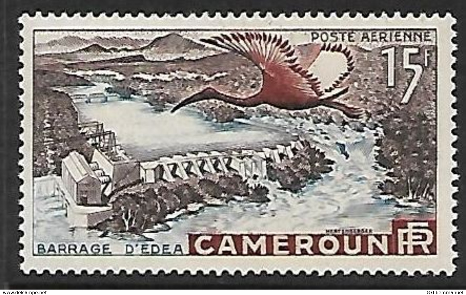 CAMEROUN AERIEN N°43 N* - Poste Aérienne