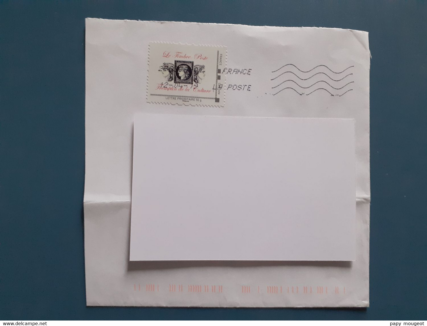 Le Timbre Poste Tremplin De La Culture- MTAM 2008 Lettre Prioritaire 50 G  - 12-04-2019 - Storia Postale