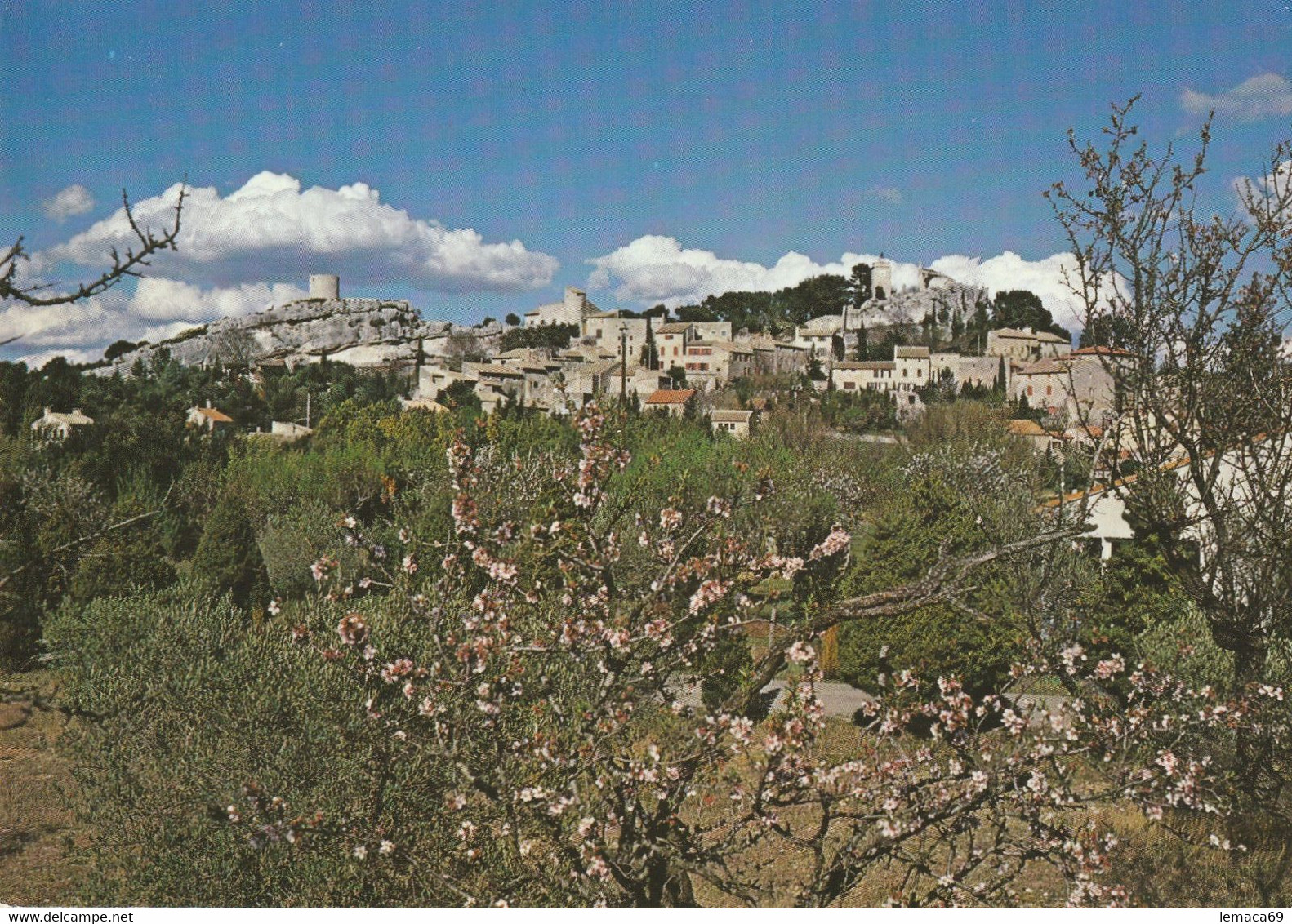 Cpm Sites De Provence 2057 Eygalieres Vue Sur Le Village Au Printemps - Eyguieres