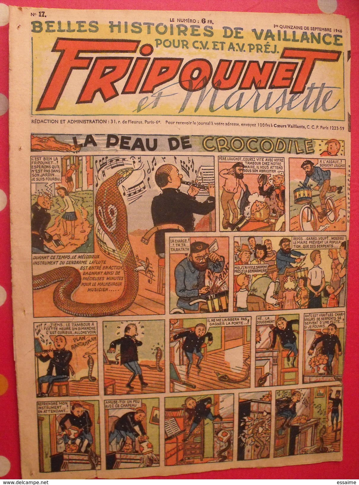 Fripounet. 6 N° De 1946. Marisette, Sylvain Sylvette Moky Marisette. N° 15,17,18,19,20,23 - Fripounet