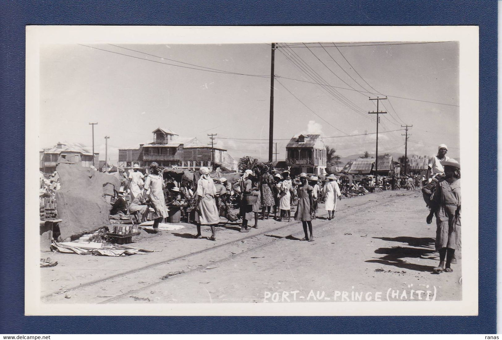 CPA Haïti Marché Market Carte Photo Non Circulé - Haiti