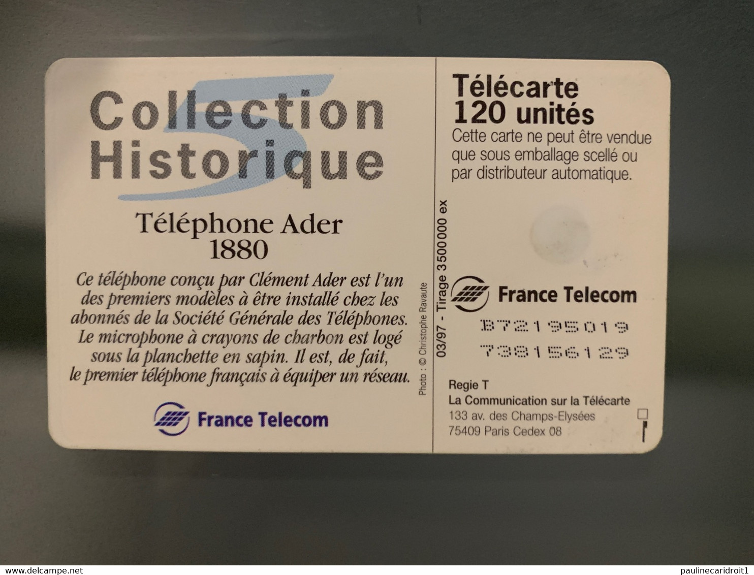 Téléphone Ader 1880 120 Unités - Teléfonos