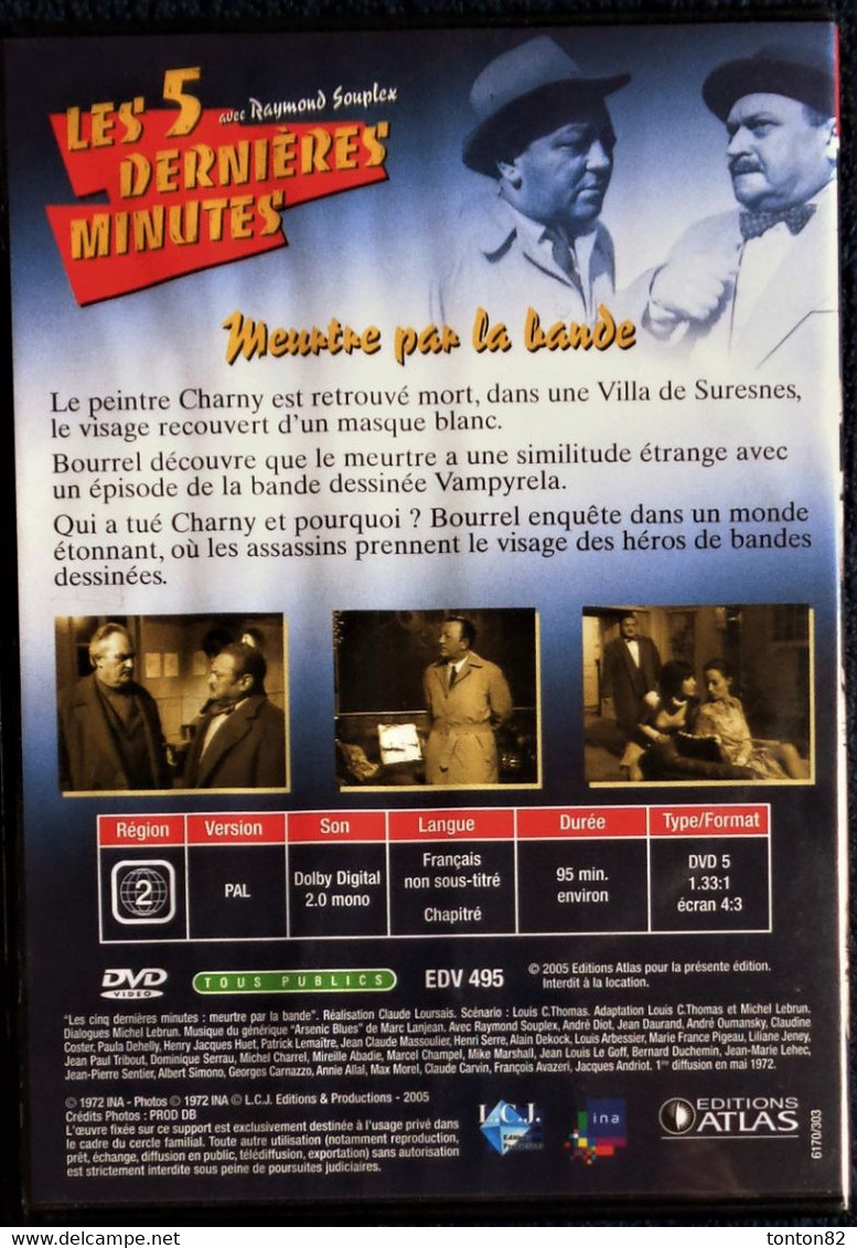 Les 5 Dernières Minutes - Raymond Souplex - Meurtre Par La Bande . - TV-Serien