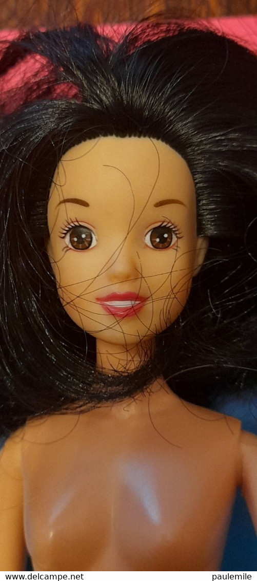 POUPEE  COLLECTION    SIMBA   CHEVEUX  LONG   BRUN - Barbie