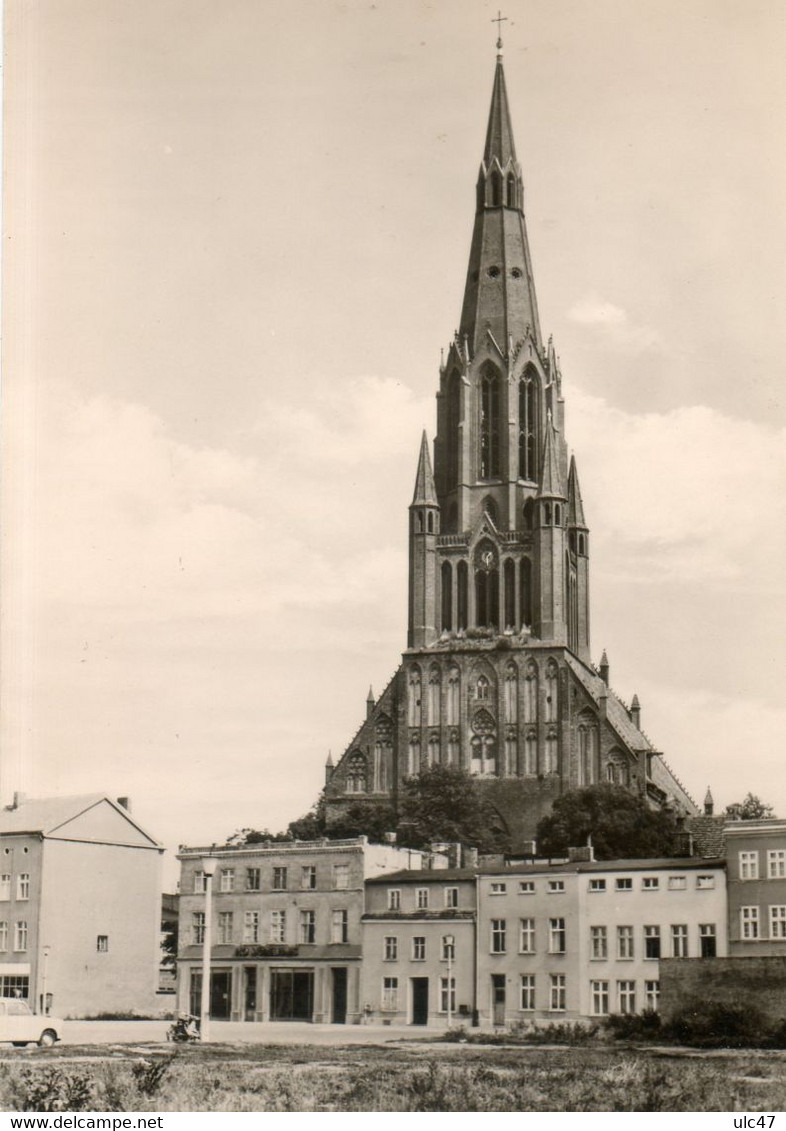 - DEMMIN. - Markt Und St.-Bartholomäi-Kirche - Scan Verso - - Demmin