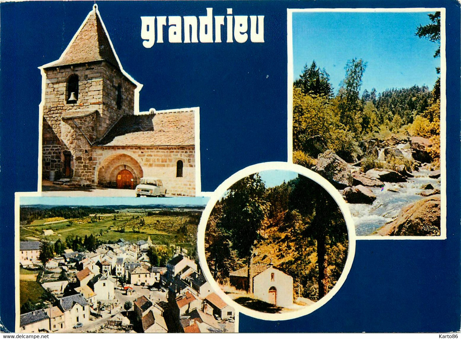 Grandrieu * Souvenir Du Village * 4 Vues - Gandrieux Saint Amans