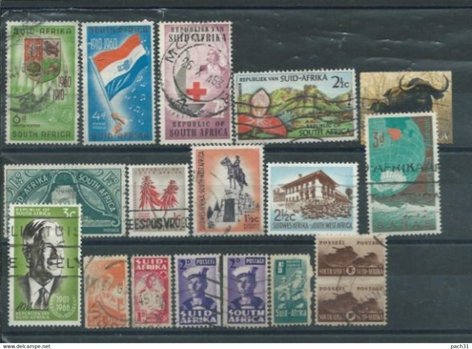 Afrique Du Sud   Lot Timbres Oblitérés - Collections, Lots & Series