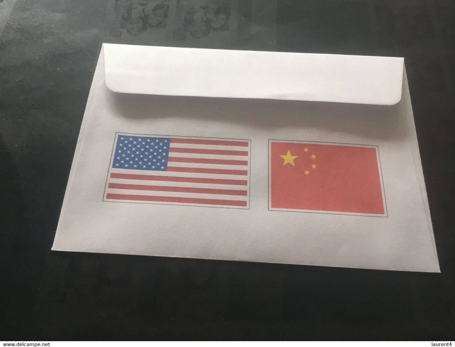 (5 D 17) 7-12-2021 - USA Diplomatic Boycott Of China 2022 Winter Olympic Games Announced (USA Flag UN Stamp) - Winter 2022: Beijing