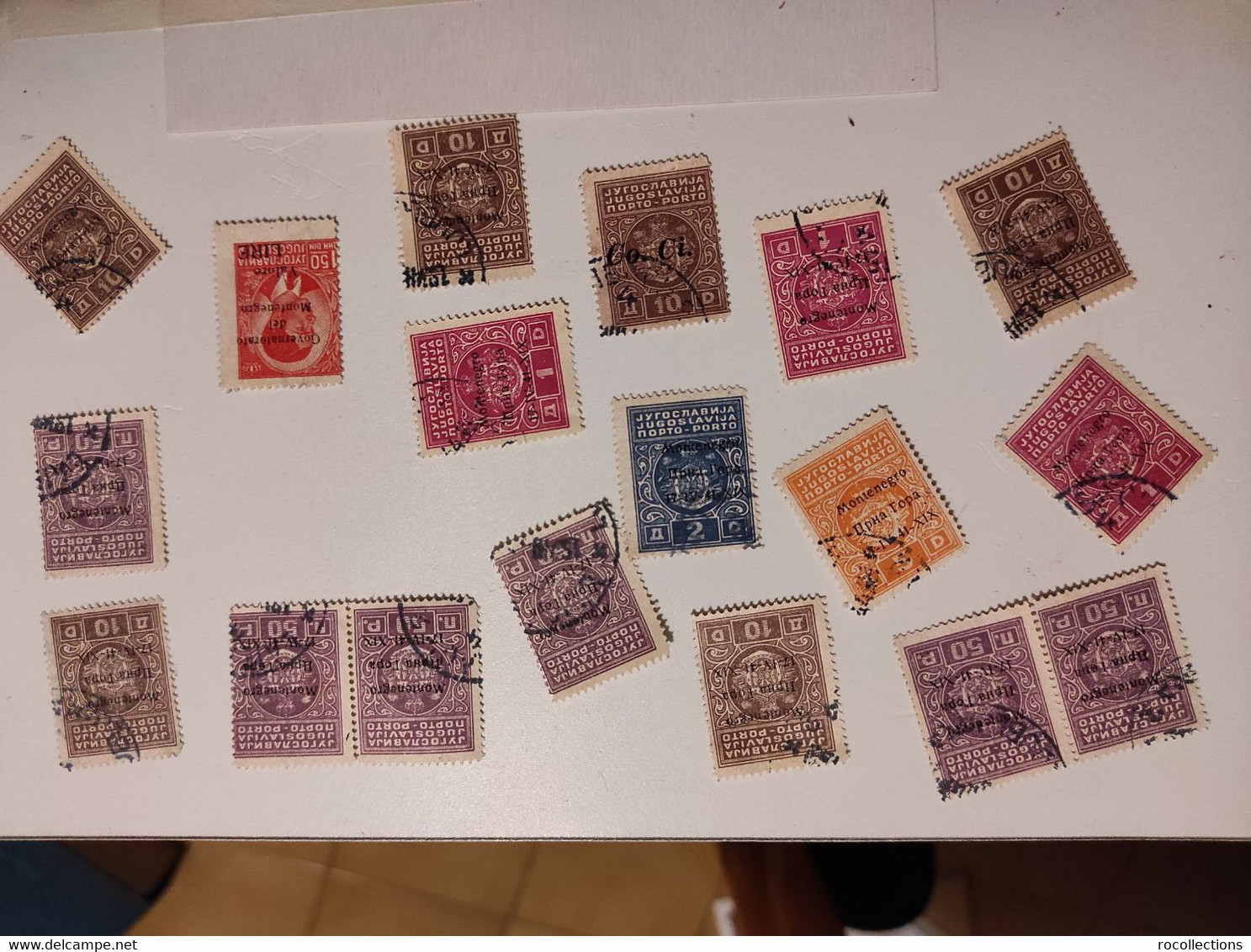 Jugoslavia Porto Italia Lot 16 Stamp Crna Gora Governatorato Di Montenegro 1941 Valore Lire - Other & Unclassified