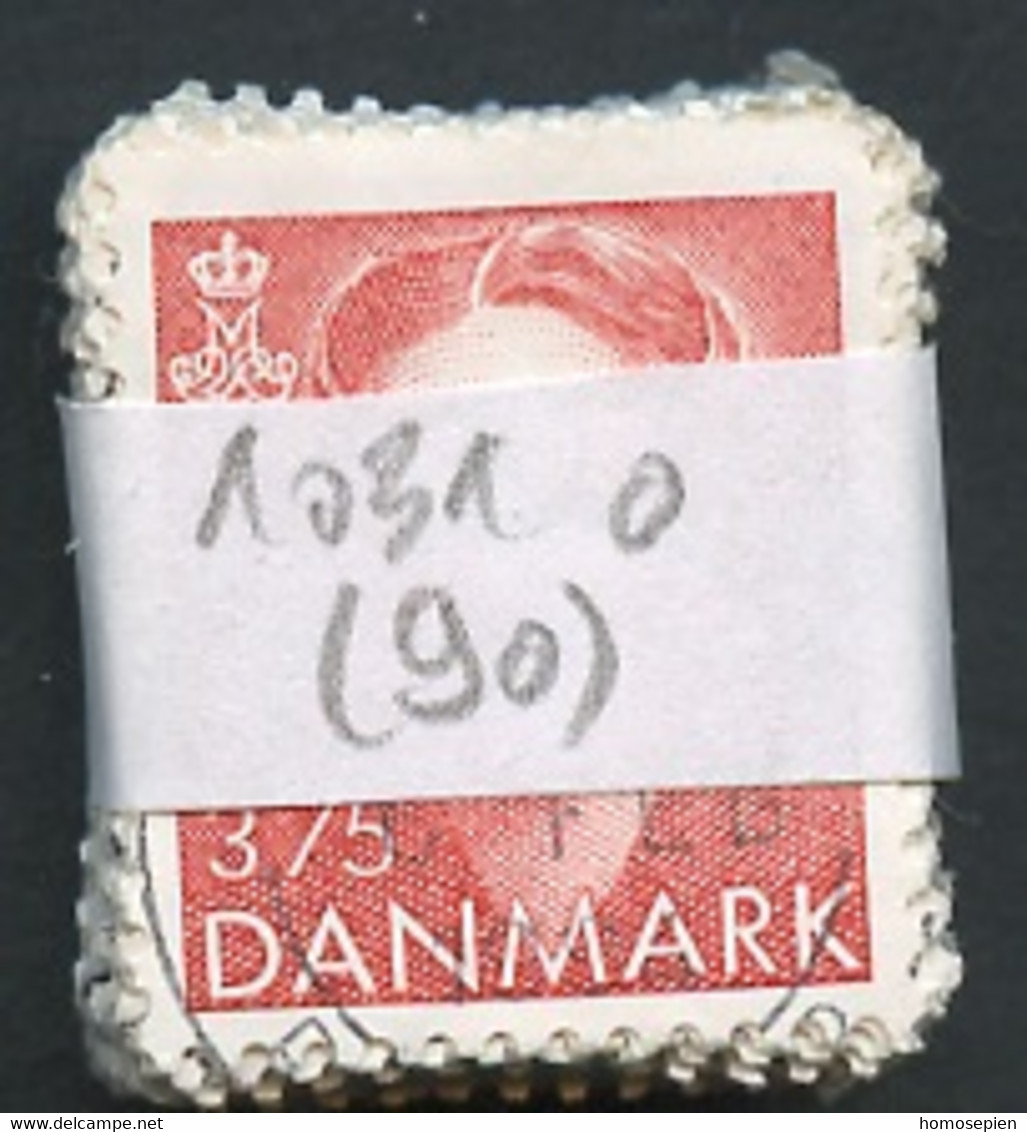 Danemark - Dänemark - Denmark Lot 1992 Y&T N°1031 - Michel N°1028 (o) - 3,75k Reine Margrethe II - Lot De 90 Timbres - Feuilles Complètes Et Multiples