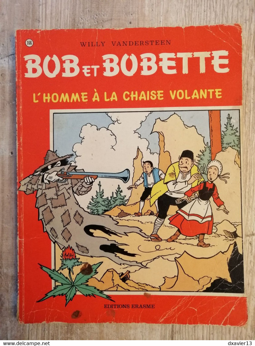 Bande Dessinée - Bob Et Bobette 166 - L'Homme à La Chaise Volante (1980) - Bob Et Bobette