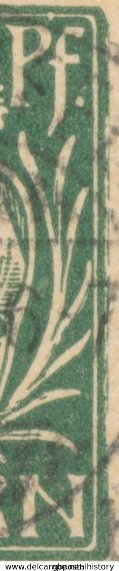 BAYERN ORTSSTEMPEL LICHTENFELS K2 1916 Auf 7 ½ Pf Wappen GA, ABART: Extra Weißer Linie Rechts, R! - Postal  Stationery
