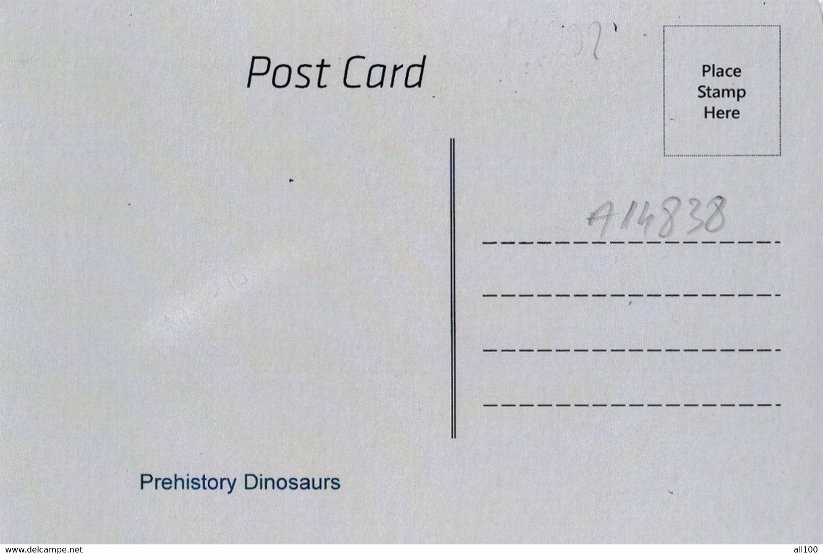 A14837 - PREHISTORY DINOSAURS - Prehistorie