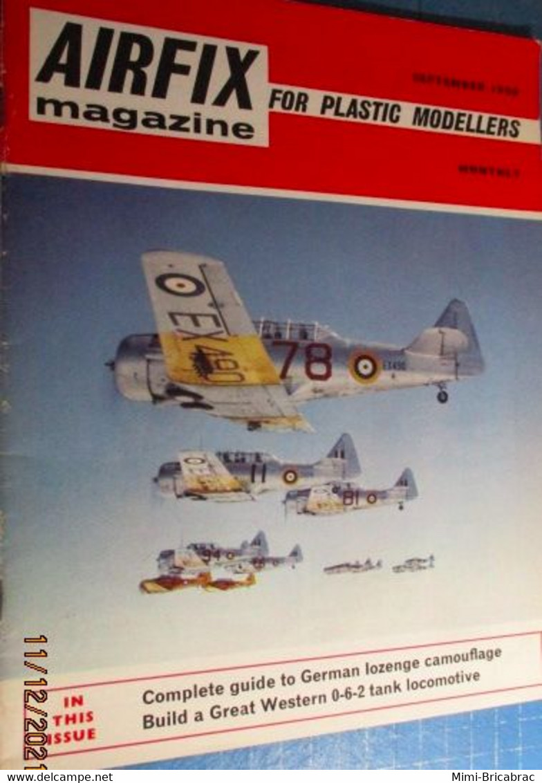 AIRFIXMAG2021 Revue Maquettisme En Anglais AIRFIX MAGAZINE De Septbre 1968 , TBE , Sommaire En Photo 3 - Gran Bretaña