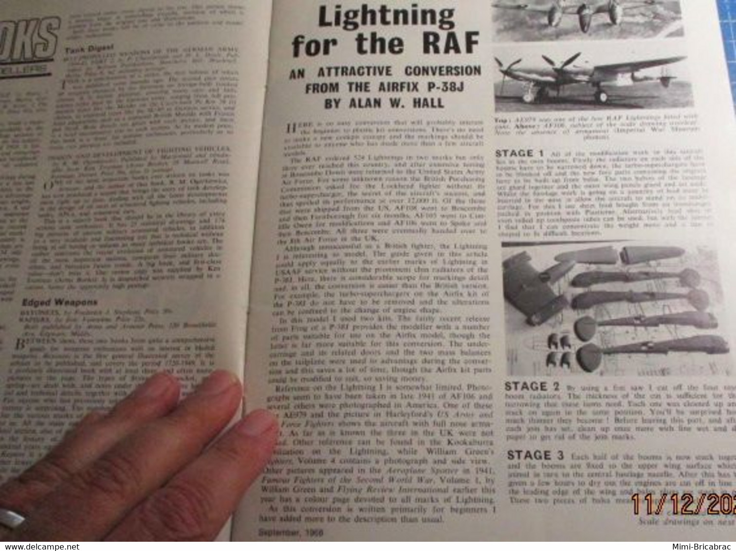 AIRFIXMAG2021 Revue Maquettisme En Anglais AIRFIX MAGAZINE De Septbre 1968 , TBE , Sommaire En Photo 3 - Gran Bretaña