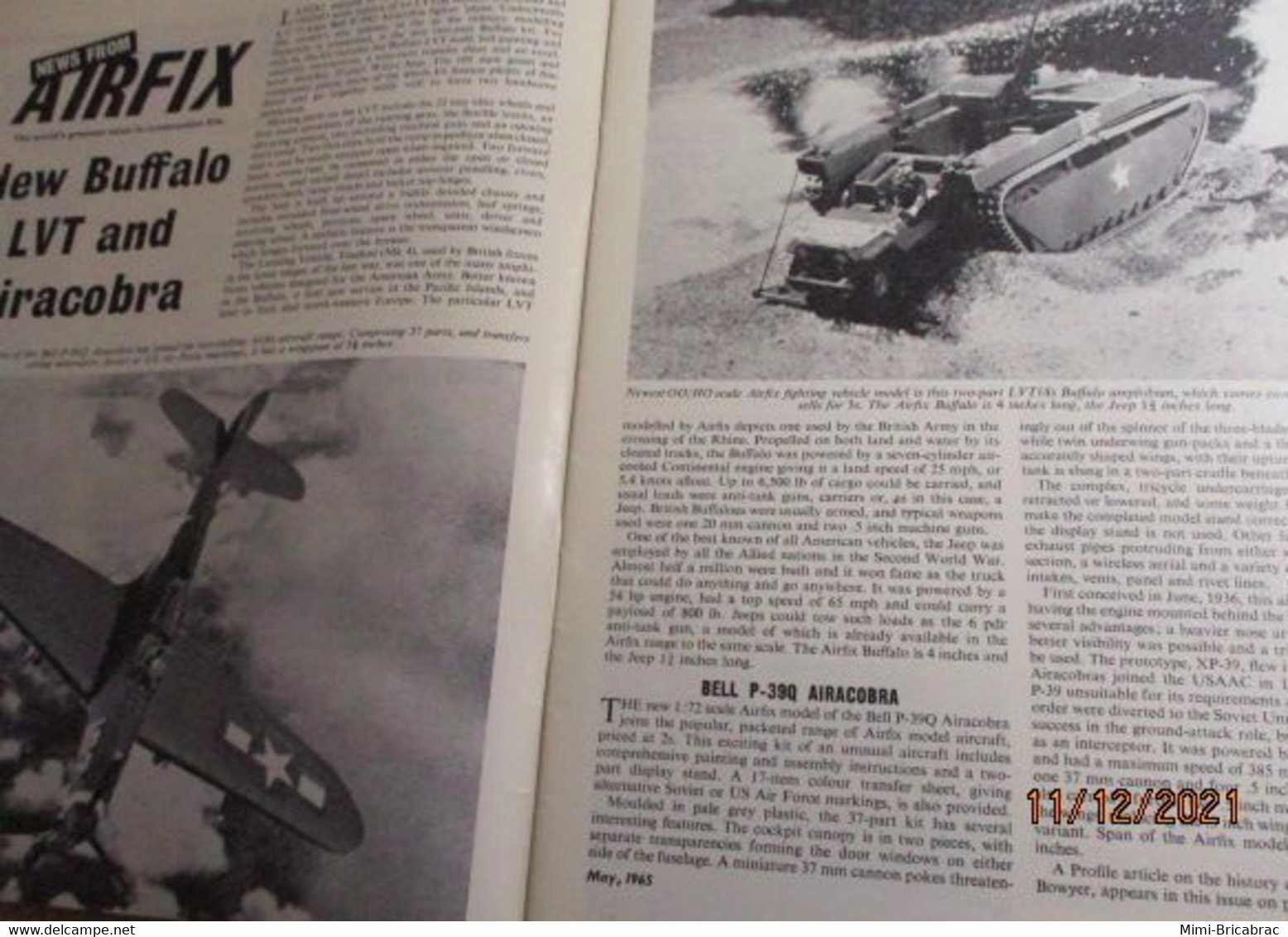 AIRFIXMAG2021 Revue Maquettisme En Anglais AIRFIX MAGAZINE De Mai 1965 , TBE , Sommaire En Photo 3 - Grossbritannien