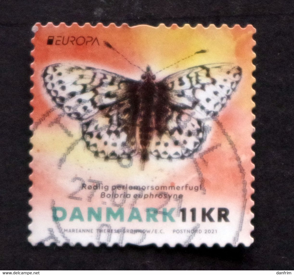 Denmark 2021 BUTTERFLIES Minr.     (lot G 77 ) - Gebraucht