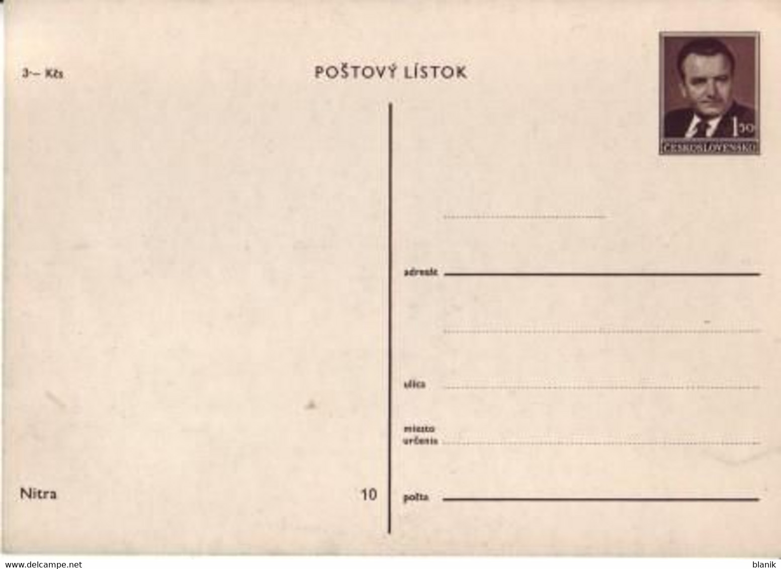 CPH 001 / 10 ** - Bildpostkarte - Neutra - 1949 / Nitra - Unclassified