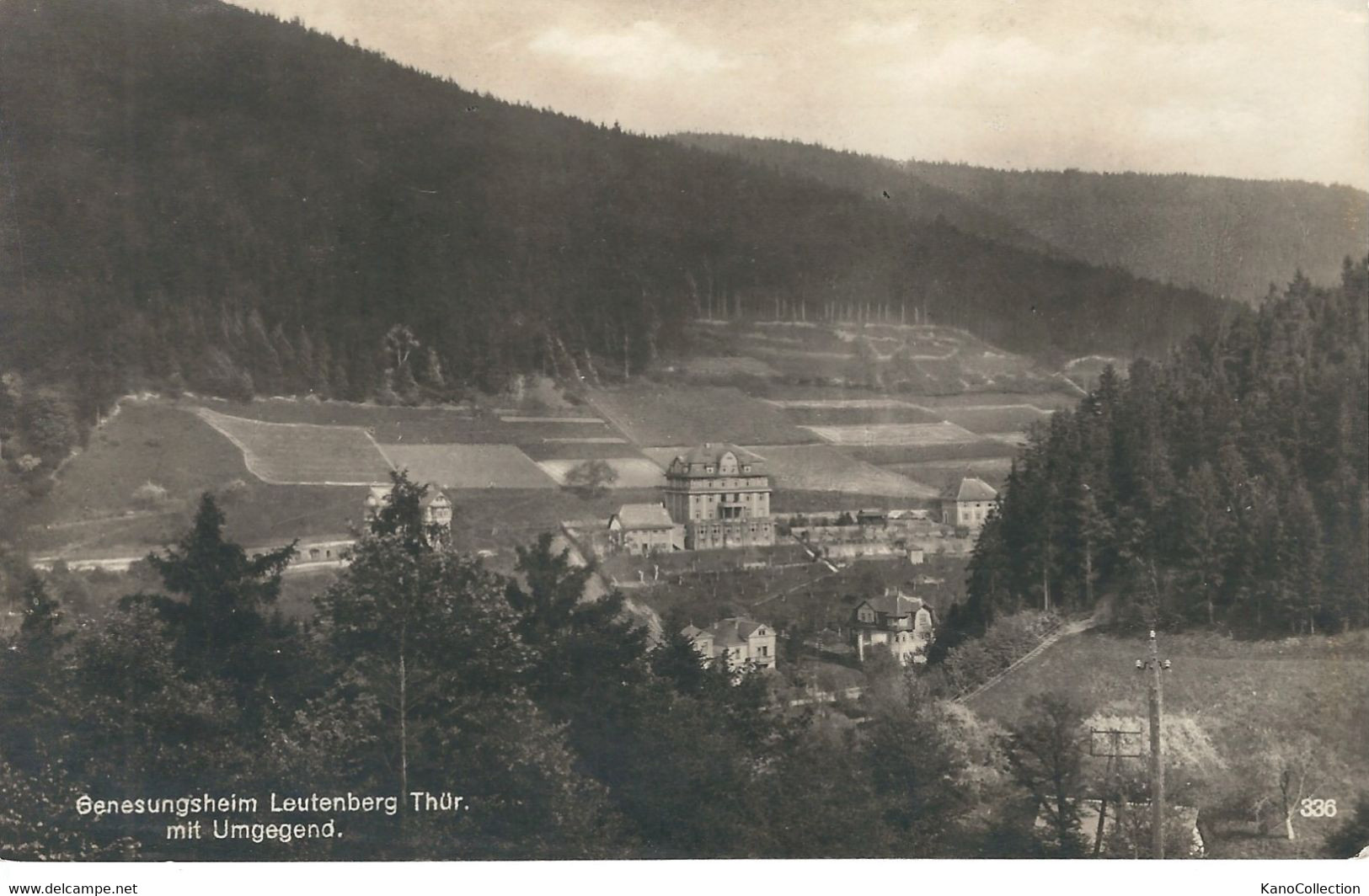 Leutenberg, Thüringen, Genesungsheim, Gelaufen 1927 - Leutenberg