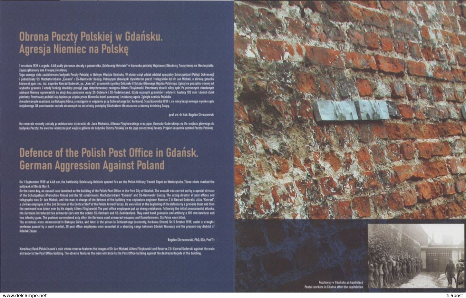 Poland 2021 Booklet / Defence Of The Polish Post In Gdansk. German Aggression Against Poland, Michon / Stamp MNH** - Libretti