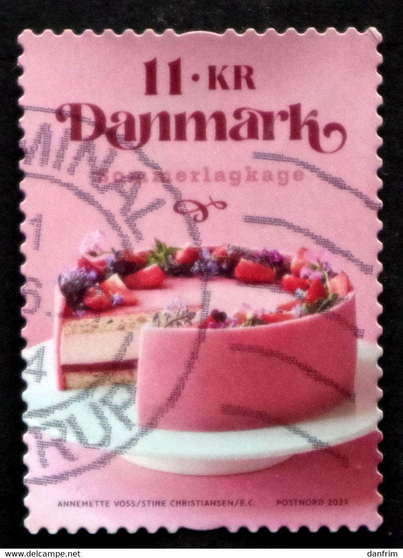 Denmark 2021 Gastronomy. Cakes Minr.2031 (lot G 391) - Gebraucht