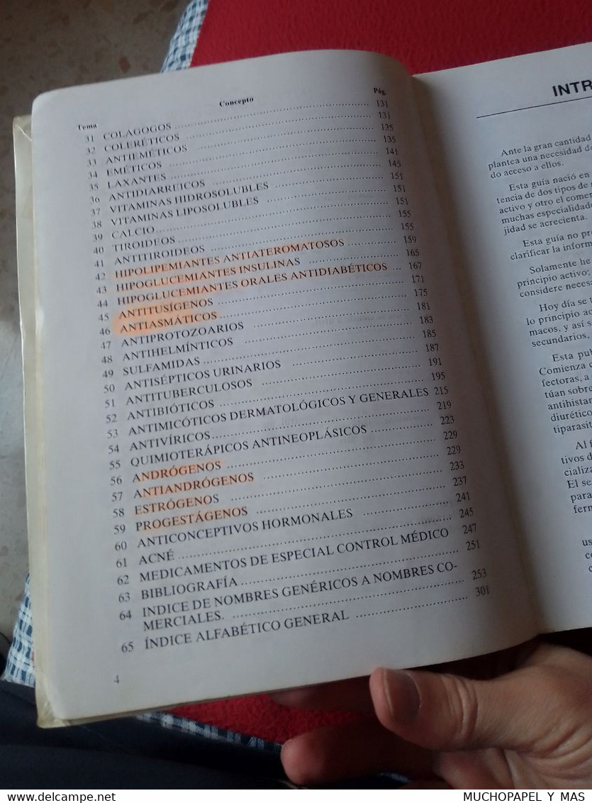 LIBRO GUÍA DE FARMACOLOGÍA PARA FARMACÉUTICOS Y MÉDICOS R. SIMÓN A. MADRID VICENTE, EDICIONES, 1993 VER FOTOS........... - Autres & Non Classés