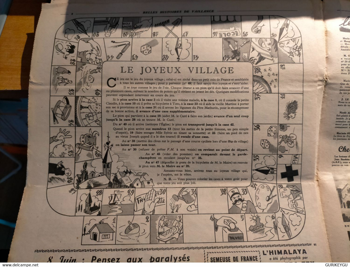 Fripounet Et Marisette N° 22 Sylvain Et  Sylvette 01/06/1952  L'oeil D'aigle MARTIAL JEAN GABIN .un JEU Style DE L'OIE - Sylvain Et Sylvette