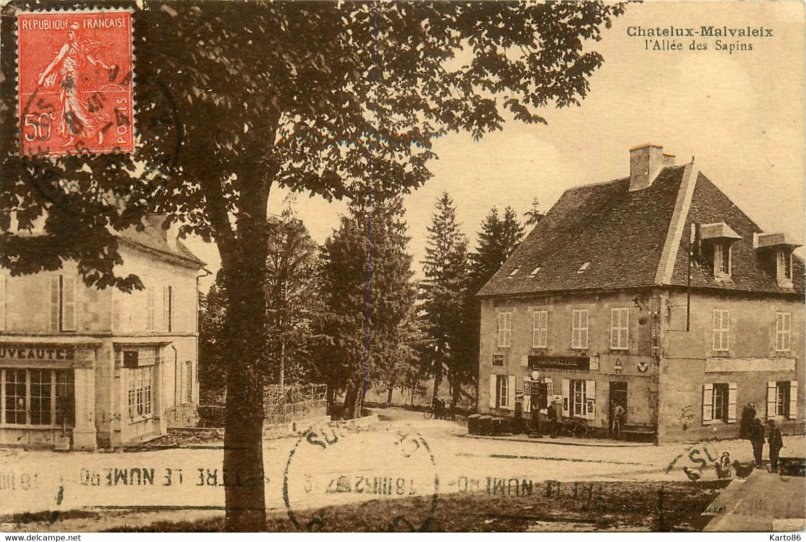 Châtelus Malvaleix * L'allée Des Sapins * Quincaillerie * Pompe à Essence - Chatelus Malvaleix