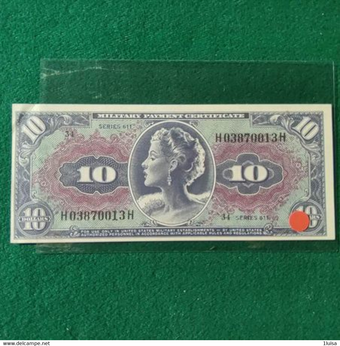 STATI UNITI 10 DOLLARS Copy - 1964-1969 - Reeksen 611