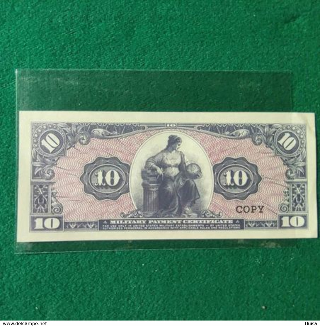 STATI UNITI 10 DOLLARS Copy - 1964-1969 - Series 611