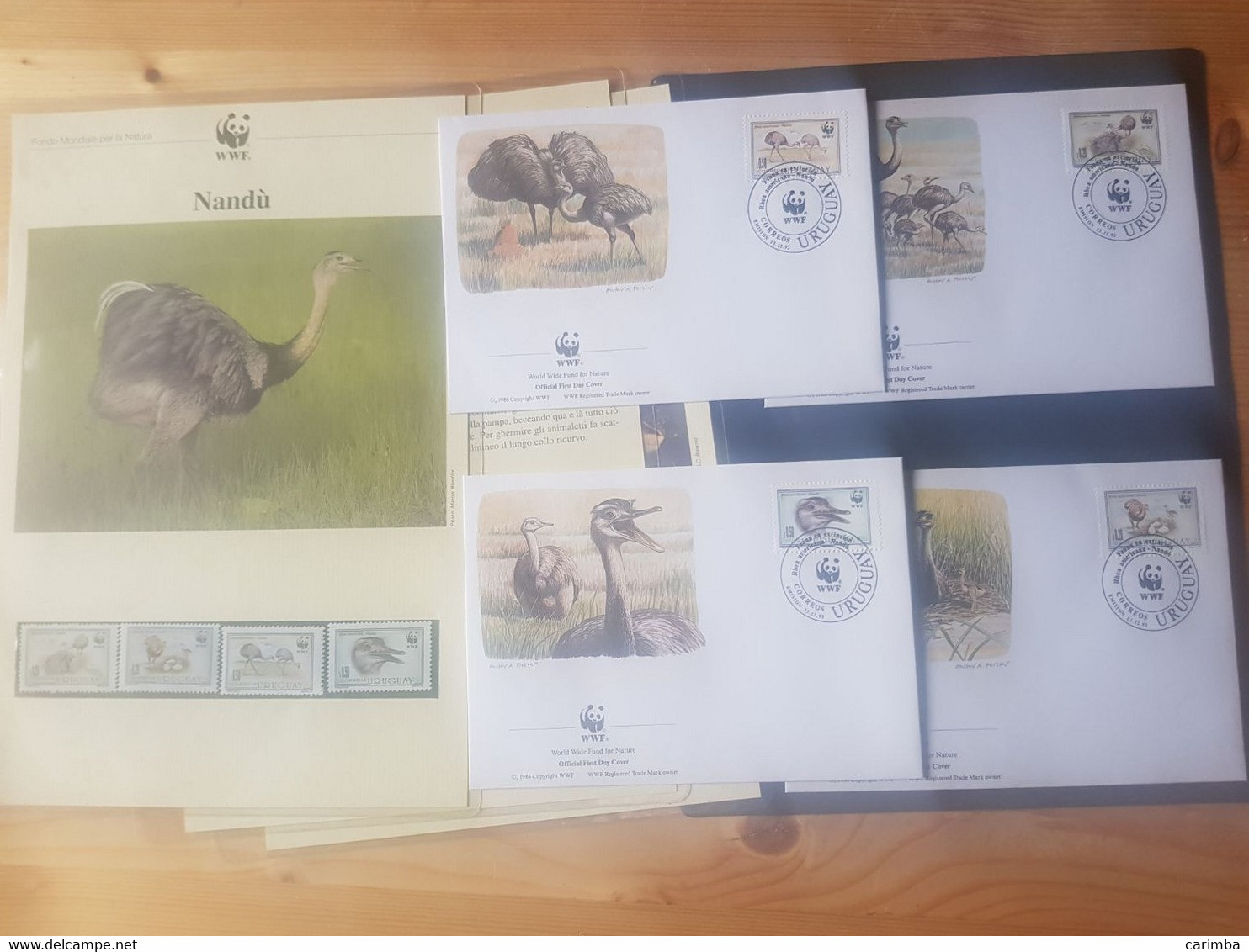 1993 URUGUAY WWF NANDU' - Collections, Lots & Séries