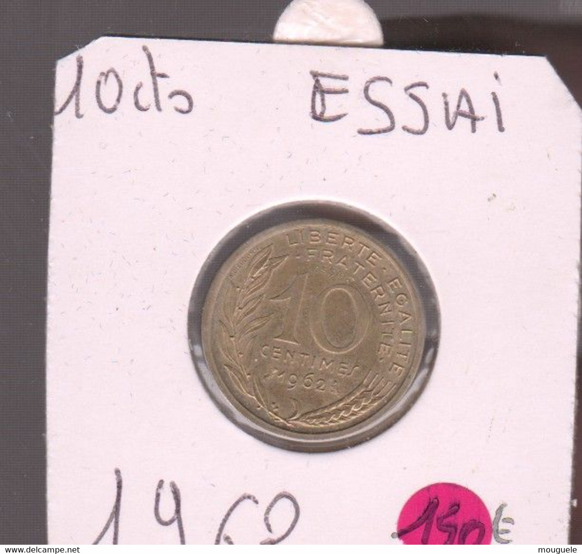 Magnifique 10 Cts. Essai 1962 - Essays & Proofs