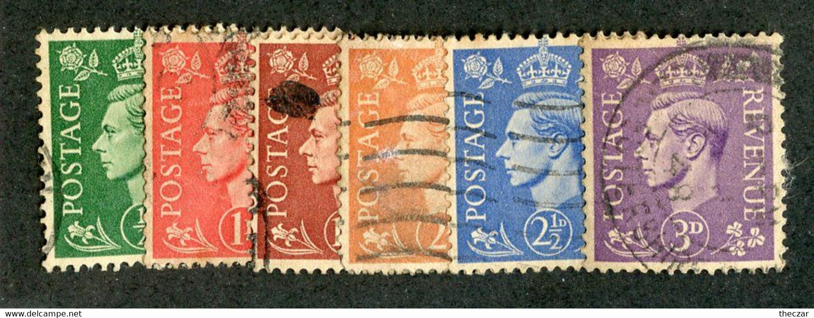 2019 GB Scott # 258-63 Used "Offers Welcome" - Used Stamps