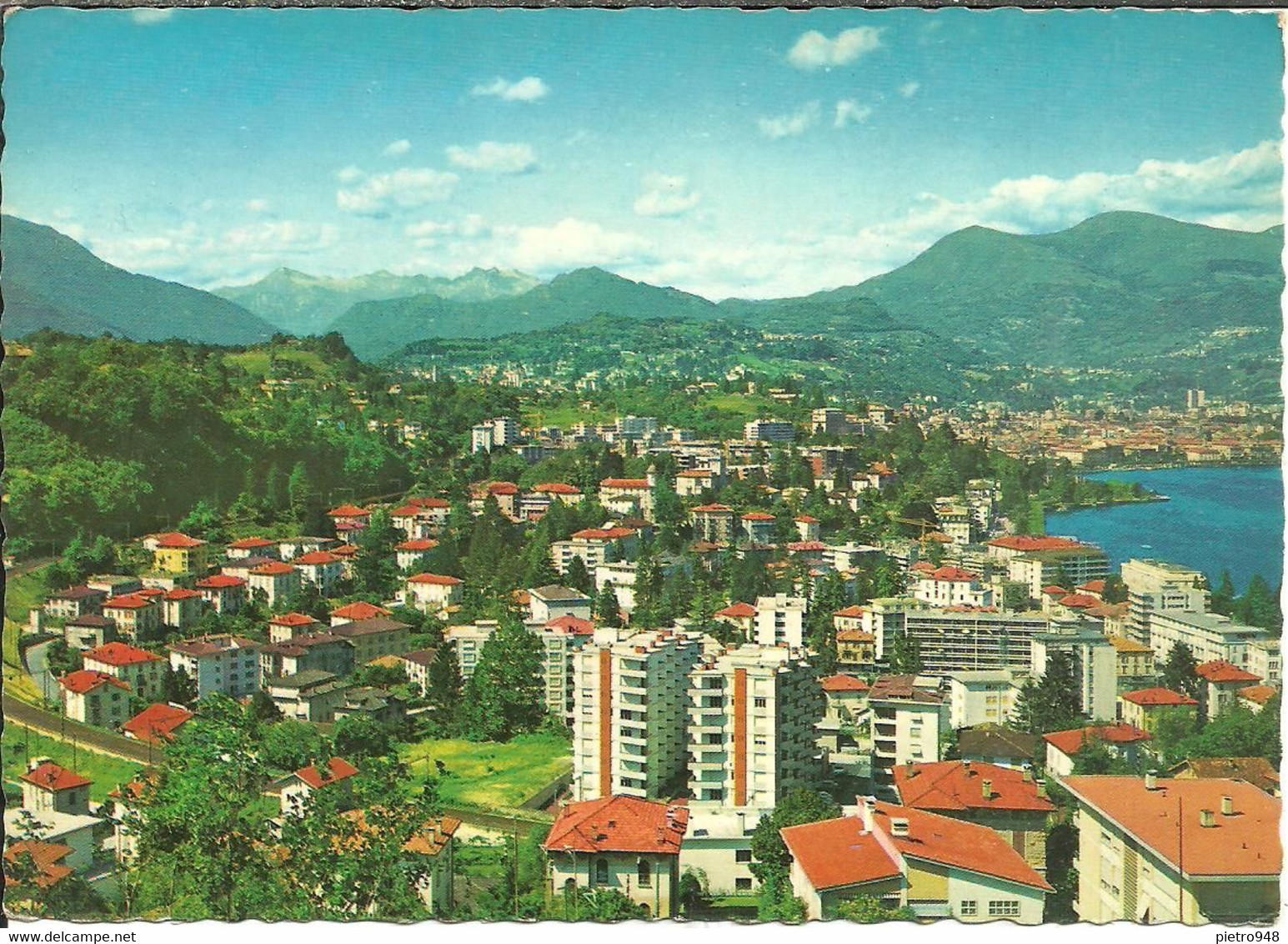 Lugano Paradiso (Ticino, Svizzera) Scorcio Panoramico, Panoramic View, Vue Panoramique - Paradiso