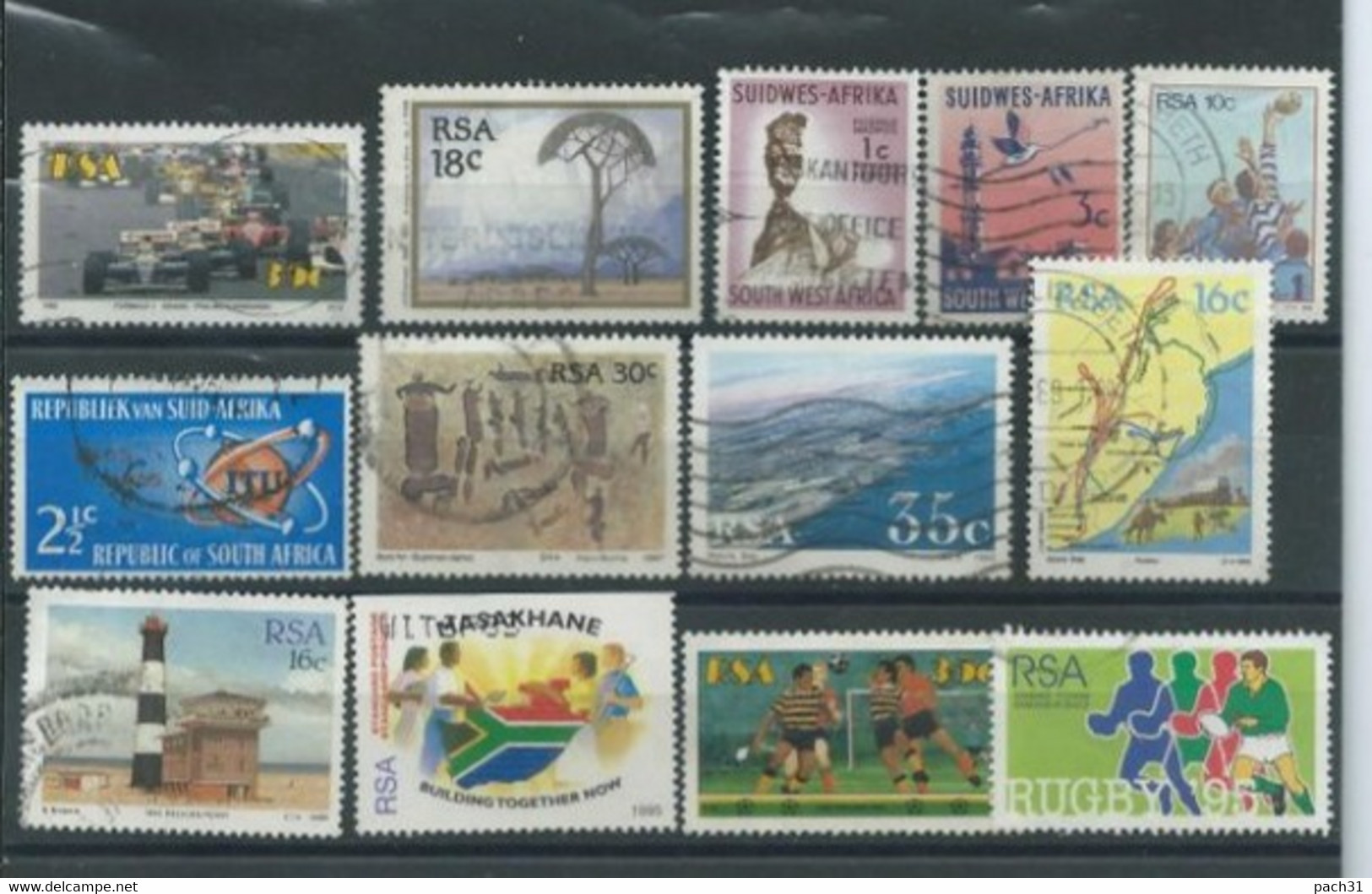 Afrique Du Sud   Lot Timbres Oblitérés - Collections, Lots & Séries