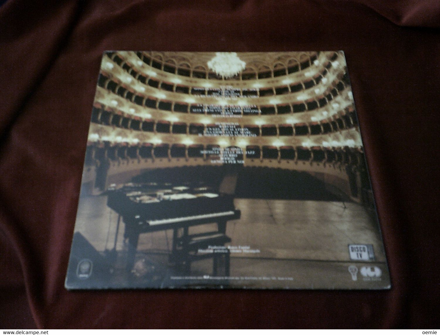 PAOLO CONTE  /  CONCERTI   ALBUM  DOUBLE - Other - Italian Music