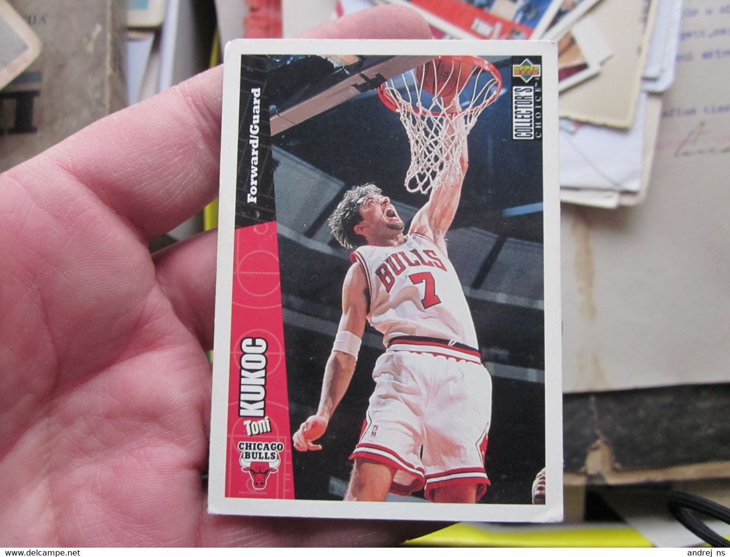 Toni Kukoc  Chicago Bulls - Ohne Zuordnung