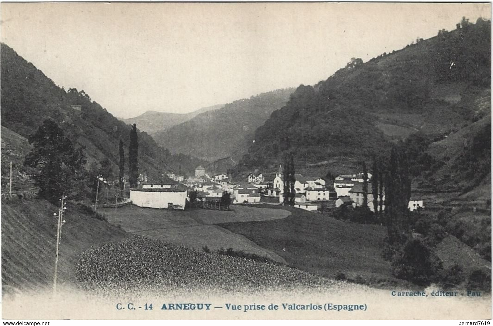 64  Arneguy  -   Vue  Prise De Valcarlos - Arnéguy