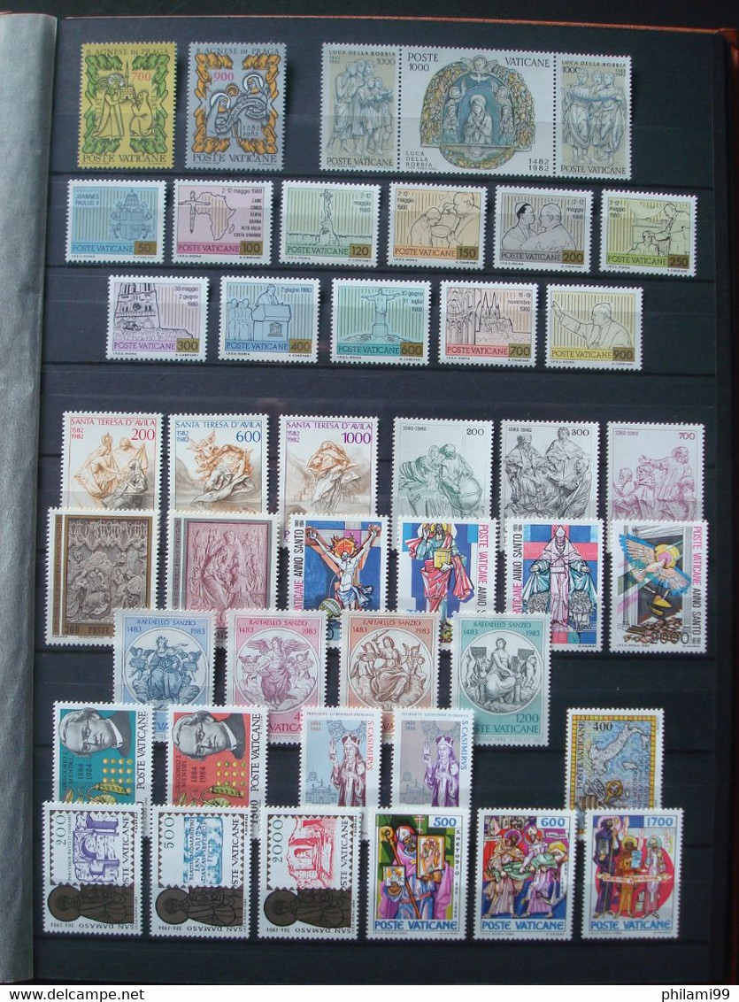 VATICAN (1/2) 1963-1988 MNH** 9 SCANS NICE COLLECTION GOOD SETS