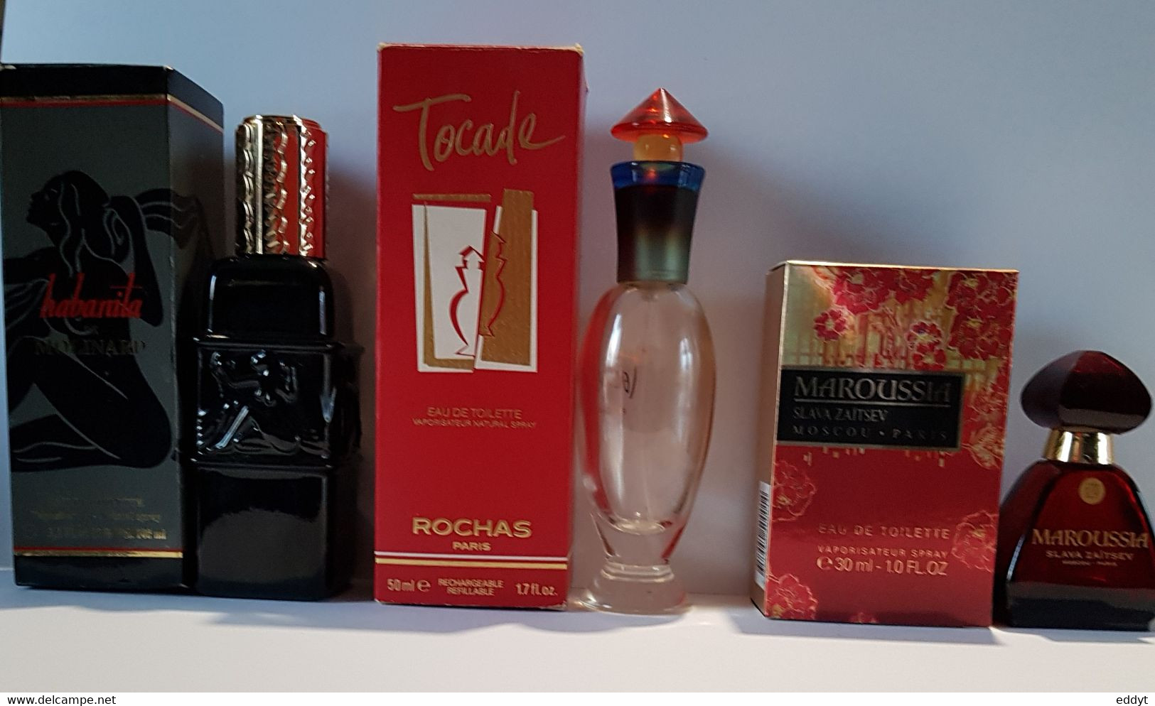 3 Flacons Parfum Vaporisateur + Boites  " XXXXXXXXXX " - Flacons - Vides Collection - Flaconi Profumi (vuoti)