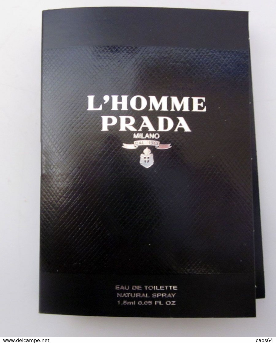 Echantillon Tigette Campioncino  L'Homme PRADA - Muestras De Perfumes (testers)