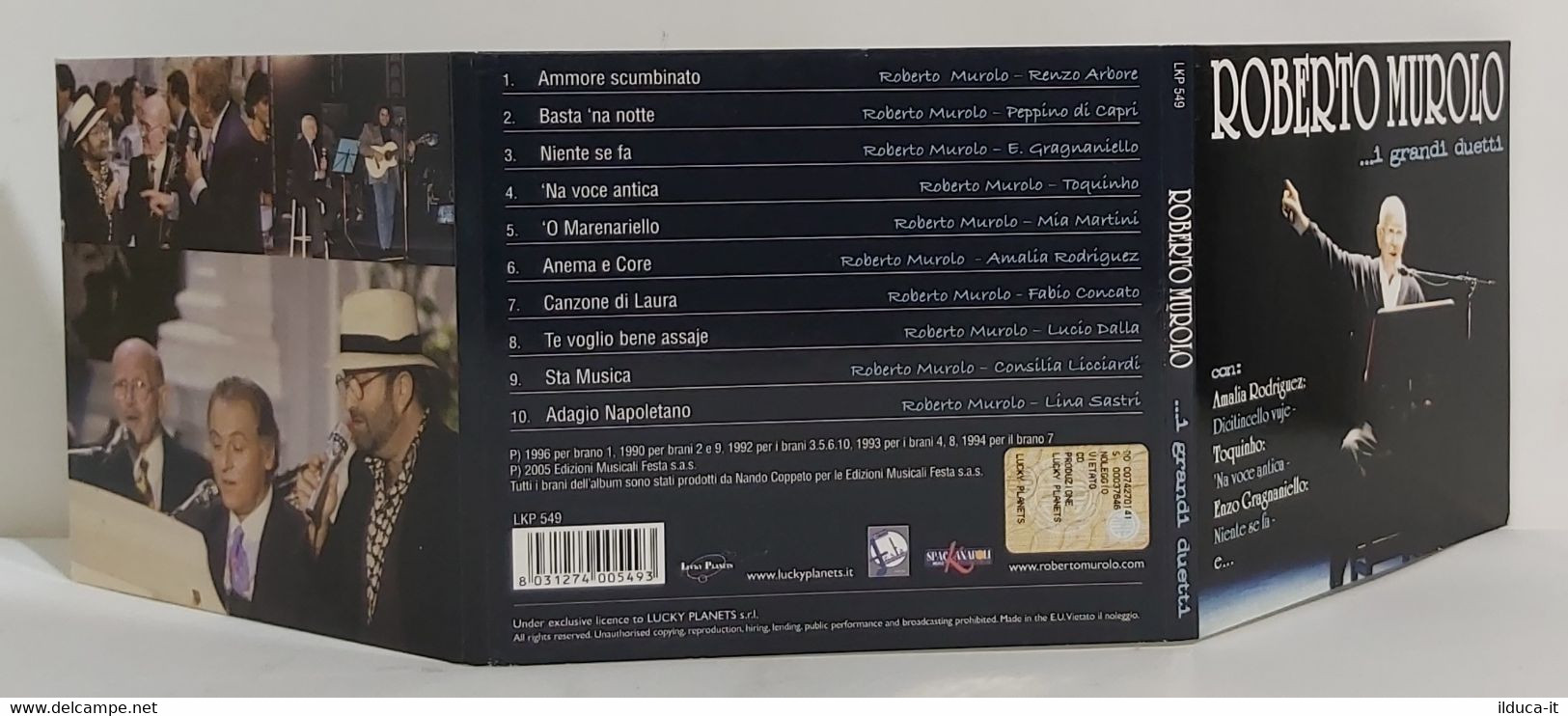 I102305 CD Digipack - Roberto Murolo - I Grandi Duetti - Musicali Festa 2005 - Autres - Musique Italienne