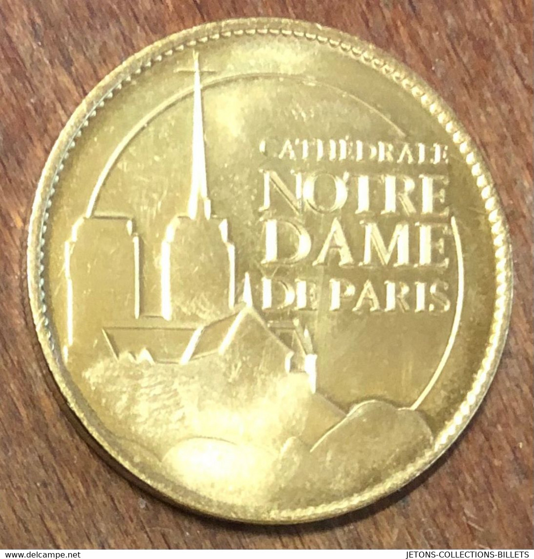 75004 CATHÉDRALE NOTRE-DAME DE PARIS LA VIERGE AB 2018 MÉDAILLE ARTHUS BERTRAND JETON TOURISTIQUE MEDALS TOKENS COIN - 2018