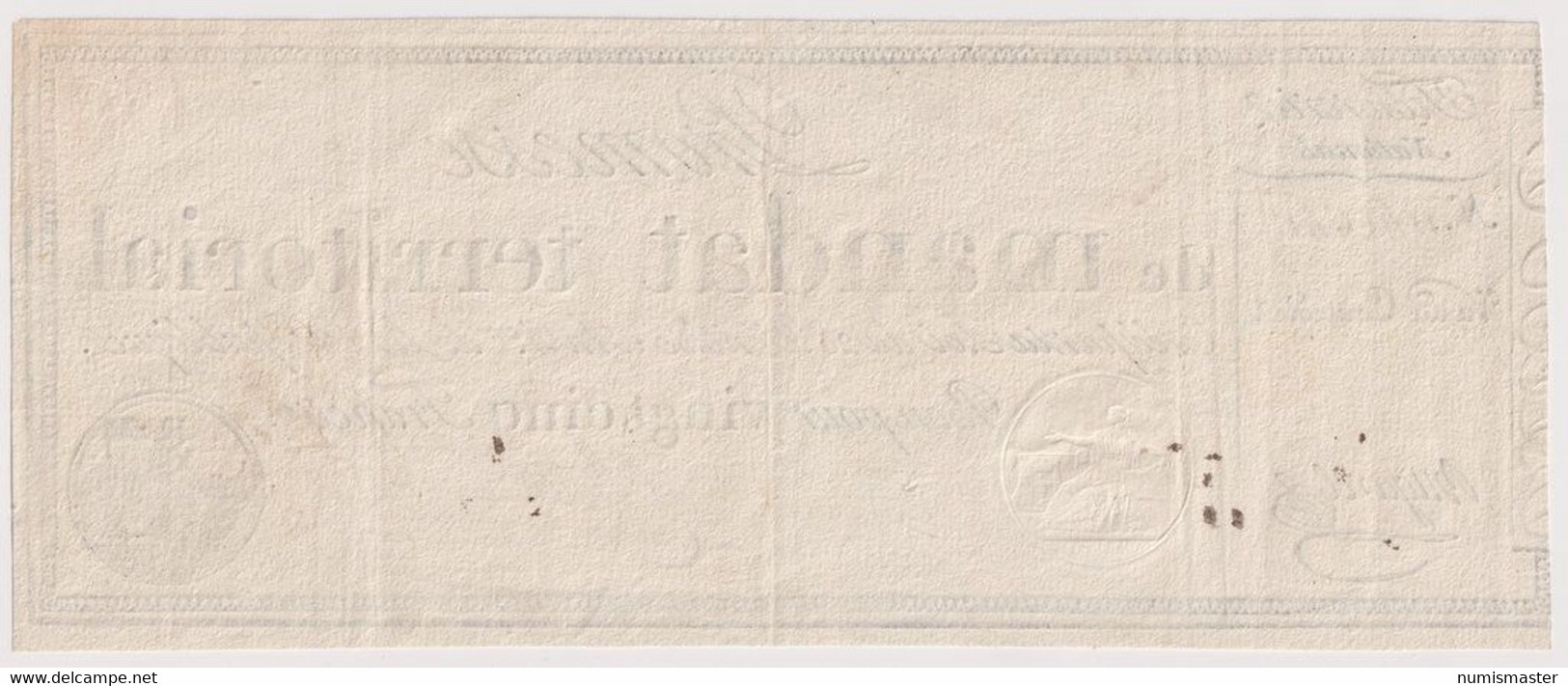 FRANCE PROMESE DE MANDAT TERITORIAL 25 FRANCS 1796 - ...-1889 Anciens Francs Circulés Au XIXème