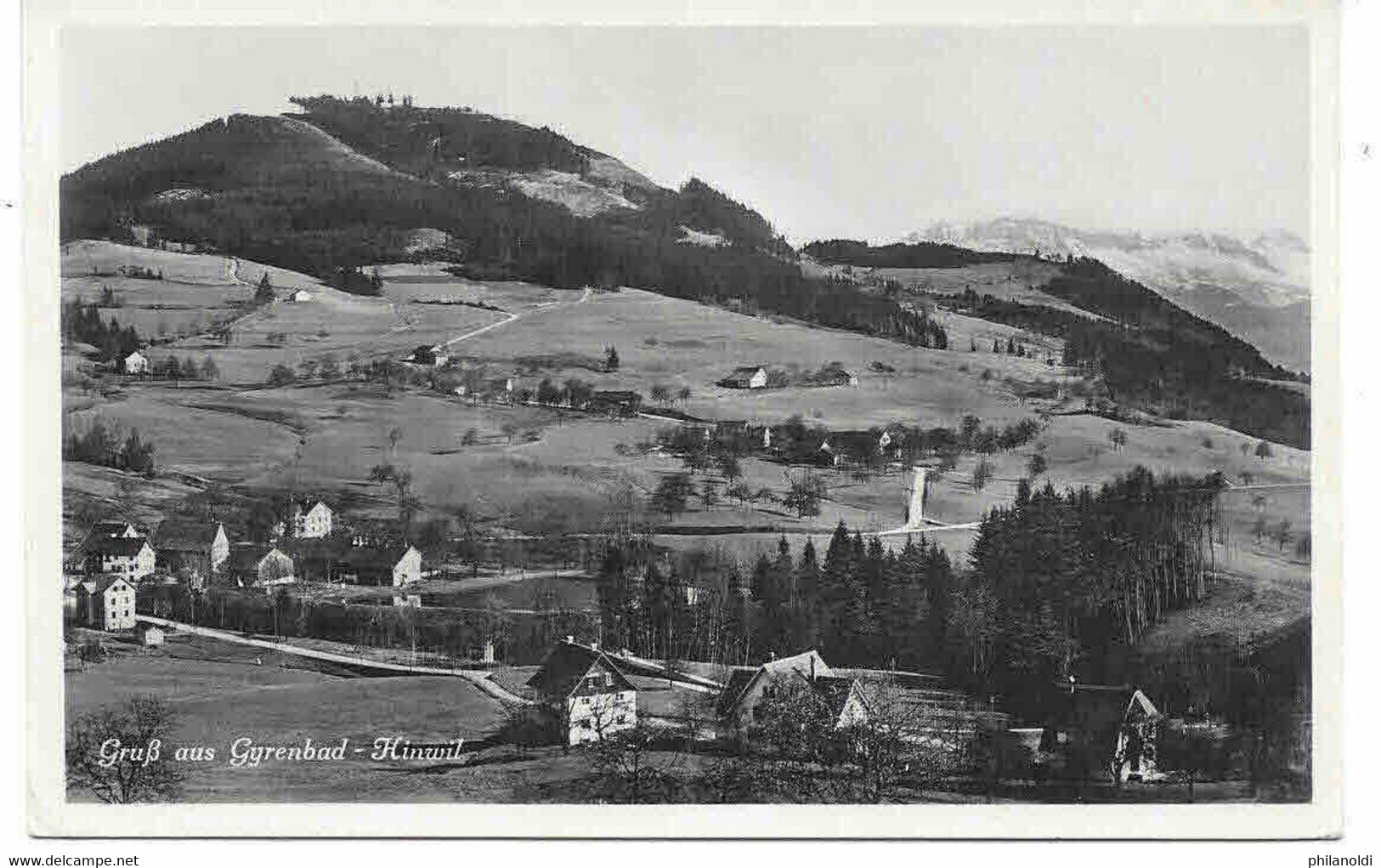 Gruss Aus Gyrenbad Hinwil , Gelaufen 1909 - Hinwil