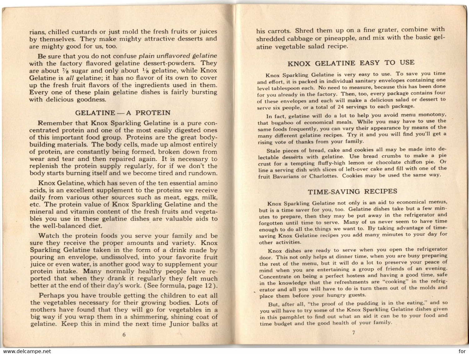 Fascicule Culinaire : Healthful Economy : Cook - Gélatine : Recipes - Recettes - Cuisine : New York - American (US)